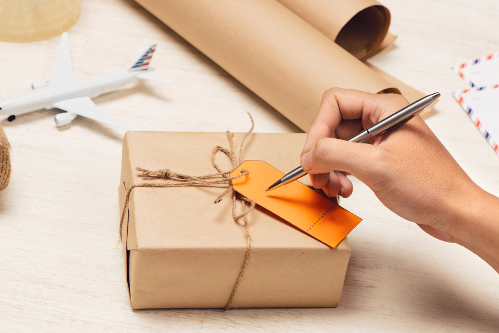 handwriting-parcels